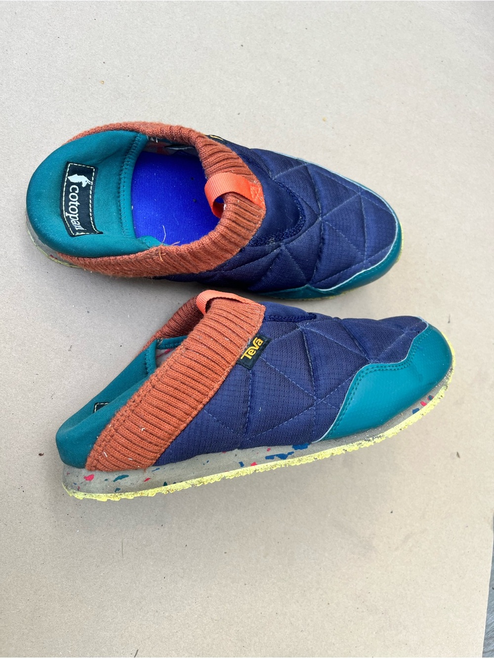 Cotopaxi + Teva - slip on quilted shoes - fits line W9